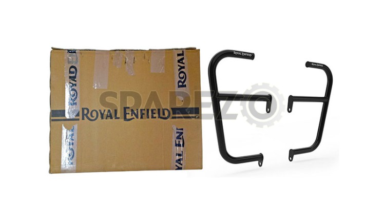 Royal Enfield GT Continental & Interceptor 650 Large Engine Guard Black - SPAREZO